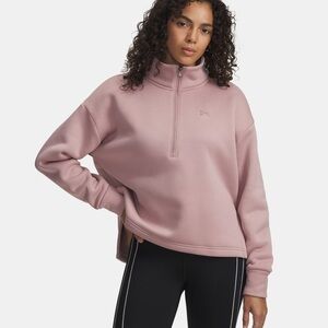 Under Armour Pink Fleece 1/2 Zip Pullover